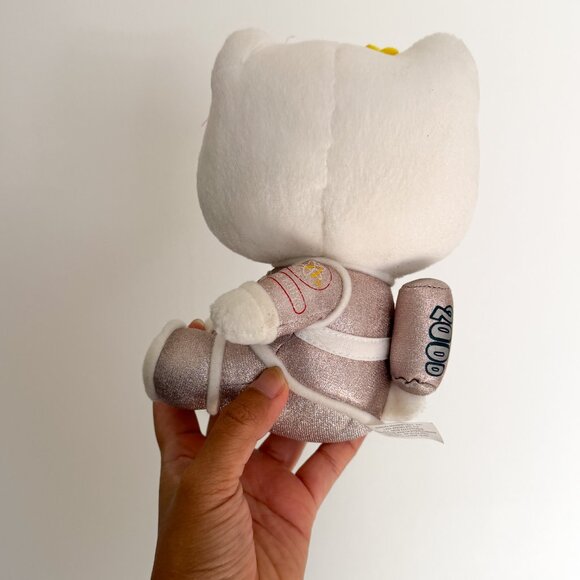 Hello Kitty Sanrio Vintage 2000 Pink Astronaut 7.5" Plush Toy - Picture 5 of 5